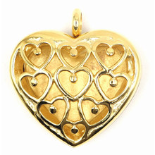 Heart Style Gold Plating Perfume Locket Pendant